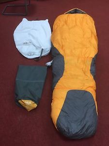 RAB Andes 1000 Sleeping Bag -26°C Goose Down Pertex Endurance