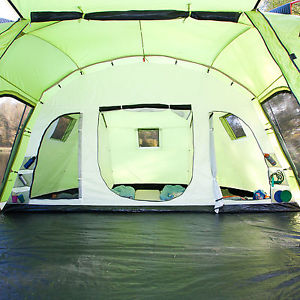 skandika Copenhagen 8 Berth/Man Group Tent Sewn-in Floor 5000mm Column Green New