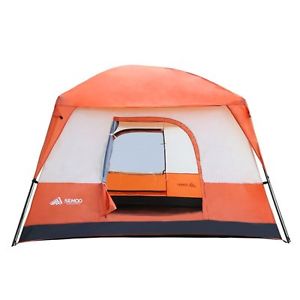 Semoo Waterproof 4-5 Person 2 Doors 3 Season Family Cabin Tent for Camping with