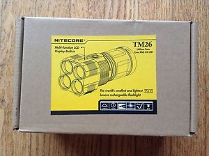 Nitecore TM26 - 3500 Lumens + Nitecore NL186 Batteries