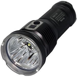 DDR30 Rechargeable Flashlight, Black, 3200 lm, 3x 18650