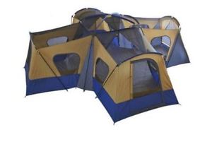 Ozark Trail Base Camp 14 Person 3 Room Cabin Outdoor Camping Family Shelter Tent