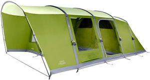 Vango Capri 600XL Airbeam Tent, Herbal, 2016 Refurbished Model (D09BL)