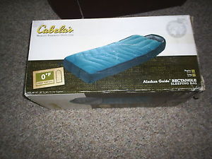 New Cabelas Alaskan Guide sleeping bag.  0 degree.  Rectangle regular $329.99