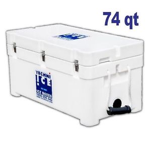 COOLER HUNTING ICE CHEST CHILLERZ BOX BIN WINE FISHING CAMPING TECHNIICE 74Qt