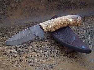 EXKLUSIVES CUSTOMS Zlatoust Damast Messer Outdoor / Jagdmesser 180 Lagen HRC-60