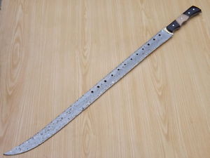 Damast messer Jagdmesser Damaststahl Damascus Hunting Knife 9132