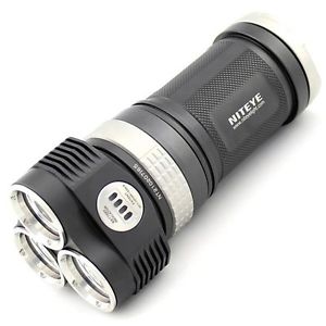 EYE30 Rechargeable Flashlight, Black, 2000 lm, 4x 18650