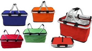 BORSA TERMICA PIC NIC FRIGO DA SPIAGGIA PER CAMPEGGIO CIBO BEVANDE FRESCHE ZAINO