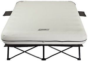 Coleman Queen Air Bed Sleeping Inflatable Mattress Camp Cot Pump Outdoor Camping