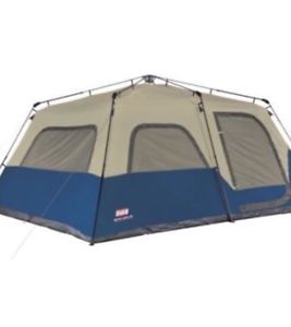 Coleman 12 Person Tent Double Hub Instant Set Up Fits 4 Queen Airbeds