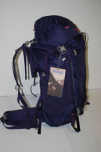 BERGANS Glittertind Rucksack, 55 L, Farbe: Blackberry/Magenta Pink, Torso Lenght