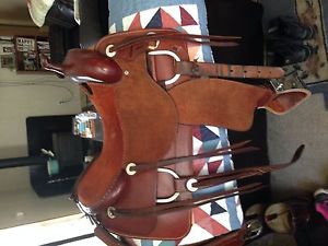 Jim Armstrong Western Saddle Cutting Ranch Pleasure 17" NO RESERVE