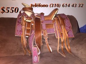 Horse Saddle Montura Charra Mejoro Precio $450 Tel (310) 614 43 32