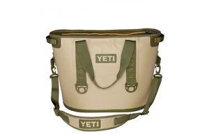 Yeti Cooler Hopper 30 Cooler Field TanBlaze Orange