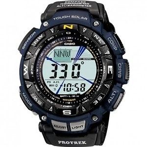 Classic Casio Men's Pro-Trek Solar Powered  Digital Watch PRG-240B-2ER