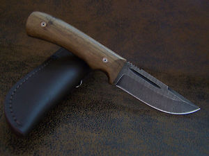 BULAT CUSTOM  Jagdmesser Zlatoust Messer High Carbon Damastmesser mit 448 lagen