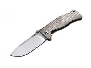 Böker Lion Steel Taschenmesser Messer Outdoormesser SR-1 Titanium grau