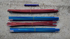 Terra Nova Quasar Poleset - Brand New Full Poleset (2 x Red, 2 x Blue Poles)