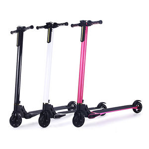 World's Lightest!!! Electric Kick Scooter Carbon Fiber Composite 15.2LB 250Wh
