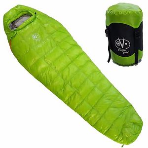 Outdoor Vitals - 0 Degree High Quality Down Sleeping Bag, Ultra Compact (Green)