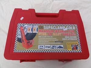 SAS Supaclamp Gold plus SAS Fortress Hitch Lock Folding Camper/Caravan/Trailer