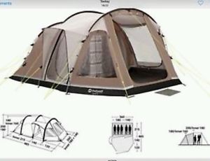 Outwell nevada m 5 berth Tent with footprint & Carpet