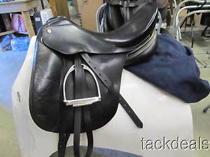 Schleese JES Advanced Plus Dressage Saddle 18" Short Flap Wide Hoop Tree Used