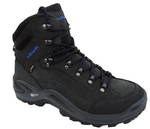 Lowa Renegado GTX Mid Hombre All Terrain Botín Gore Tex Talla 42 ANTRACITA AZUL