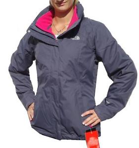 The North Face Evolve II Triclimate Jacket Double Women's Greystone/Blue size XL