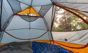 REI Quarterdome 3 backpacking tent with footprint - hiking 3 person lightweight