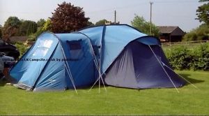 Vango Colorado 800 Large 8 Man/Person/Berth Family 3 Room Tent VGC