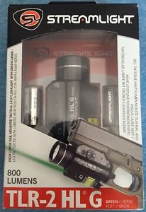 Streamlight TLR-2 HLG LED Gun Mount Flashlight Green Laser 800 Lumens