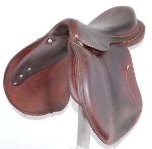 18" ANTARES SADDLE (SO18884) FULL BUFFALO LEATHER, VERY GOOD CONDITION!! - DWC