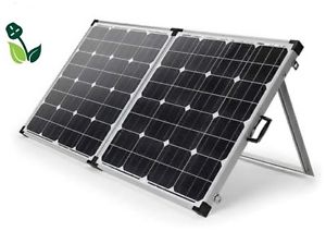 120W Portable Mono Folding Solar Panel Kit 12V Battery Charger Camping Caravans