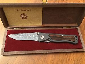 Böker Leo - Damast II Messer - Markus Balbach Damastklinge