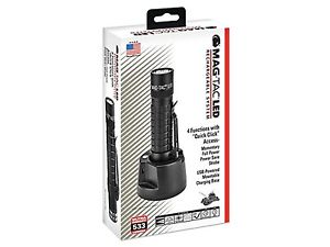 MAGLITE MAG-TAC PLAIN BEZEL RECHARGEABLE SYSTEM