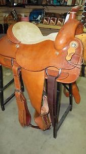 15" HORSEMEN'S SUPPLY WESTERN ROPING SADDLE 2 845