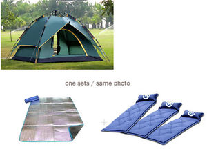 U112 Safety Travel Camping Portable Automatic Tent Than Double Bunk Outdoor Tent