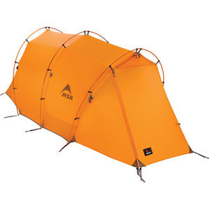MSR Dragontail Tent: 2-Person 4-Season Sunset Orange/Gray One Size