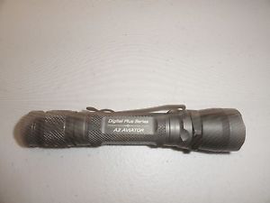 SUREFIRE A2 AVIATOR DIGITAL PLUS SERIES FLASHLIGHT EUC!