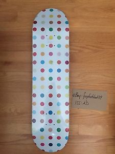 BRAND NEW RARE SUPREME NY DAMIEN HIRST SPOT SKATEBOARD DECK