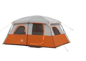 New Ozark Trail Outdoor 8-Person Instant Easy Set Up 2-Room Cabin Camping Tent