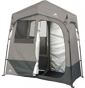 Shower Changing Shelter Instant Tent 2 Room Camping Outdoors Bathroom Hiking