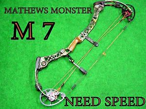 Mathews Monster 7.0  Compound Bow RH  70 LBS. *SHIP WORLD WIDE**