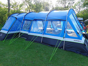 Frontier 6 Tent Bundle (incl. Porch, Carpet, Footprint)  Large Family Tent