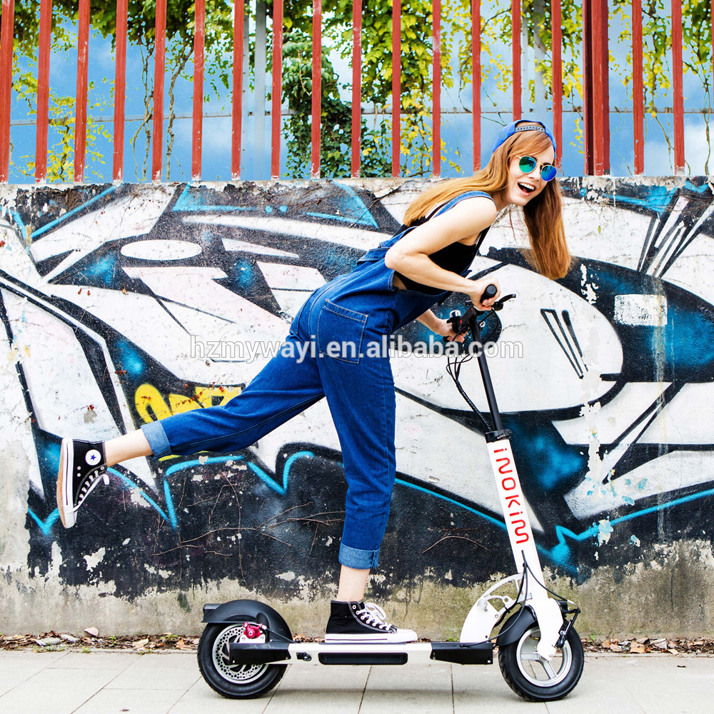 18.2ah lithium battery white color 2 wheels self balancing scooter