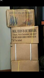 LRP LONG RANGE PATROL RATION Military MRE CASE MEALS LIGHTWEIGHT 4 cases
