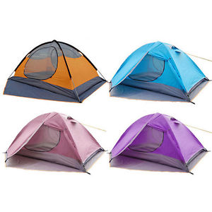 Double-layer Triple Outdoor Camping Tent For 3 Person