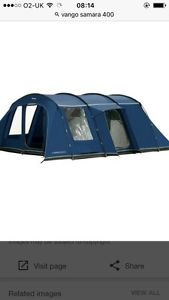 Vango Samara 400 With Front Porch, Carpet And Footprint